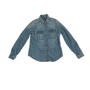 Express Long Sleeve Jean Shirt Size Small Women’s
